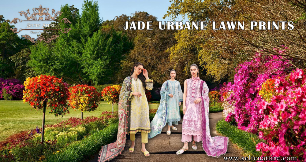 Explore Jade Urbane Lawn Prints